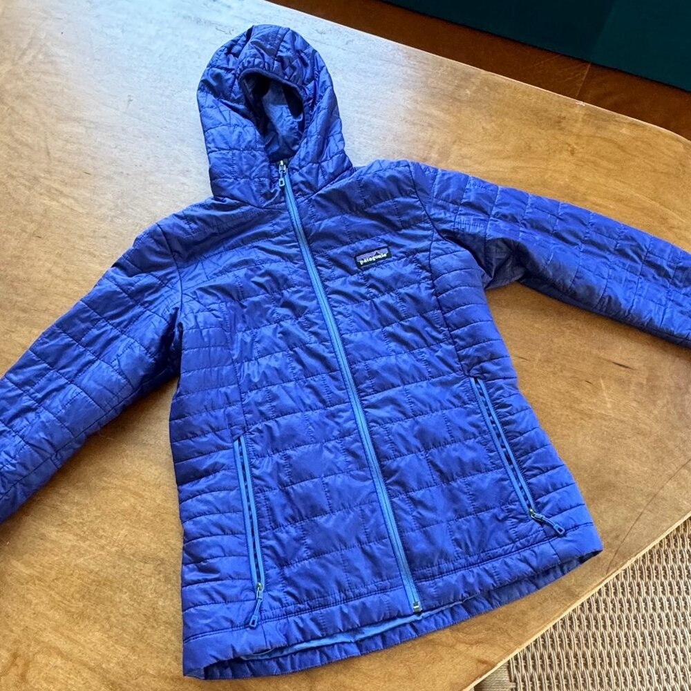 Beautiful Cobalt Blue Patagonia Hoody Nano Size S